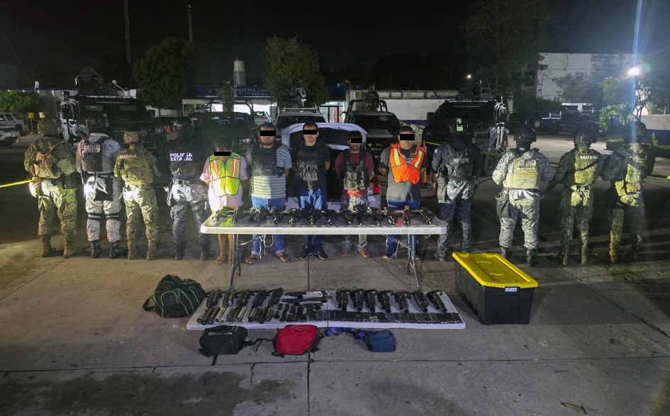 Gabinete de Seguridad-Tabasco reporta 32 detenidos y aseguramiento de armas, drogas y combustible ilícito…