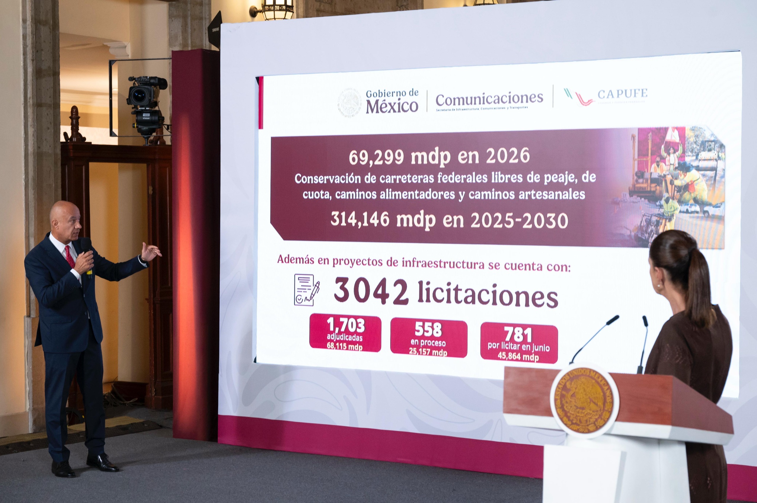 Gobierno de México impulsa transformación nacional con inversión histórica en carreteras, caminos rurales y obras comunitarias