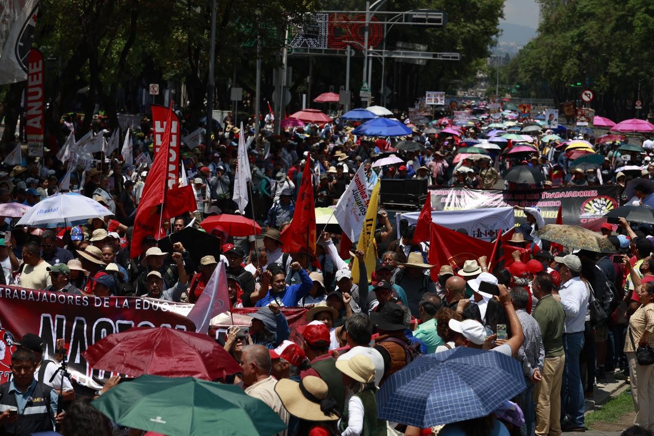 Gobierno federal llama a la CNTE a concluir protestas y continuar diálogo sobre pensiones y promoción docente