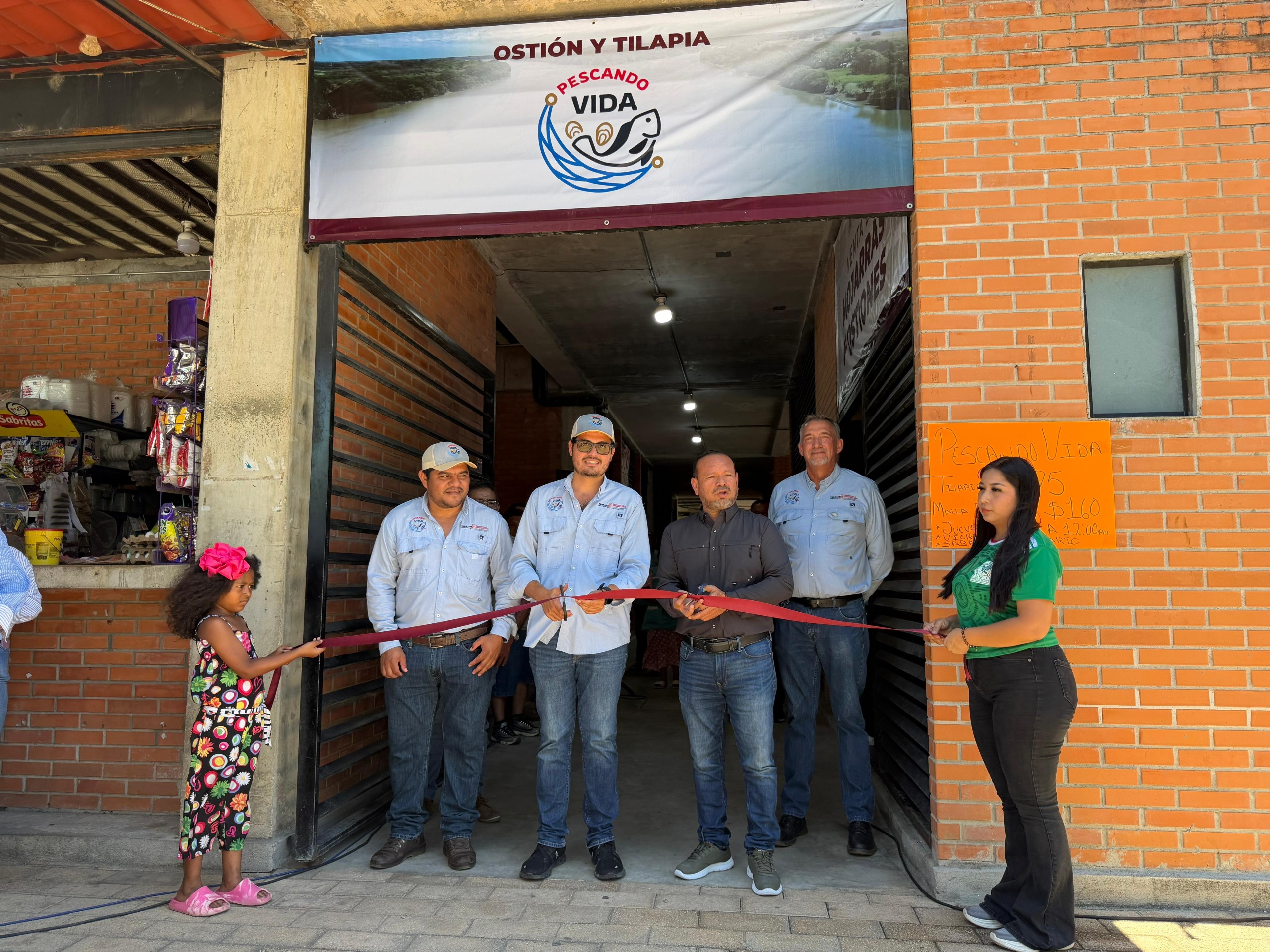 Inauguran en Cárdenas nuevo punto de venta de Pescando Vida con productos frescos y a bajo costo