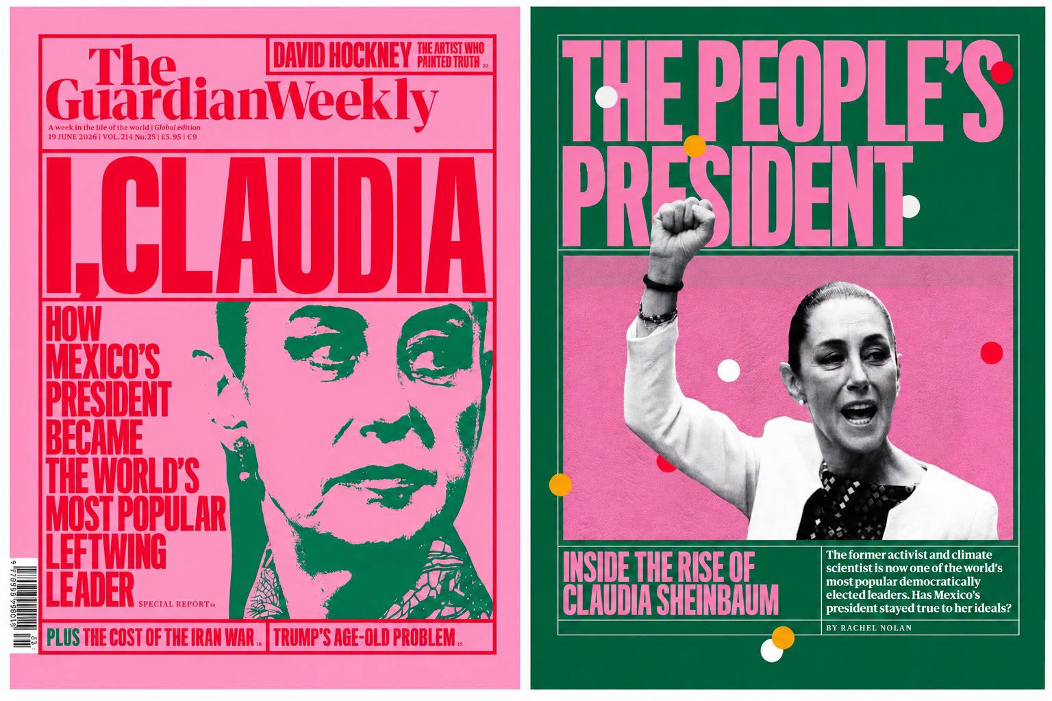 The Guardian destaca a Claudia Sheinbaum como “la líder de izquierda más popular del mundo”