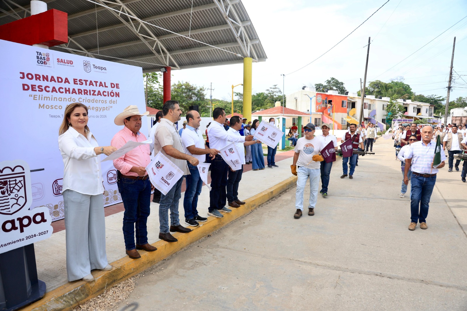 Salud intensifica lucha contra el dengue; retiran más de 2 mil 900 toneladas de cacharros en Tabasco