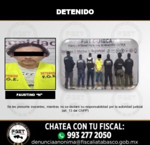 Detienen a presunto feminicida durante cateo en ranchería La Palma, Centro; enterró a su víctima en lujosa residencia…