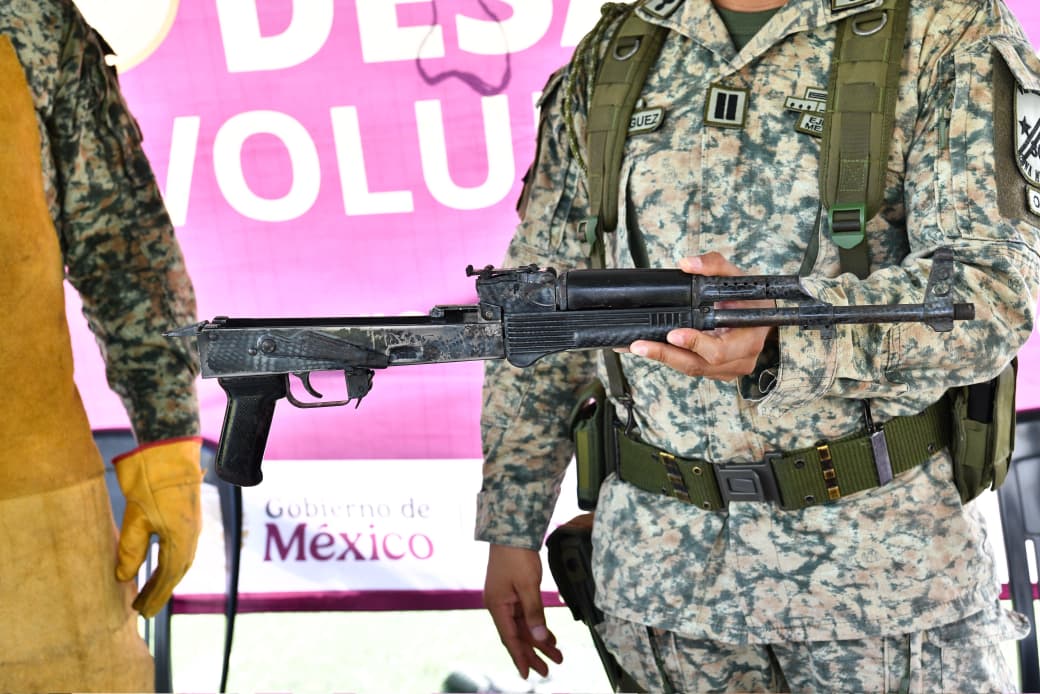 Programa de Desarme Voluntario retira de las calles 30 armas y más de mil municiones en Centro