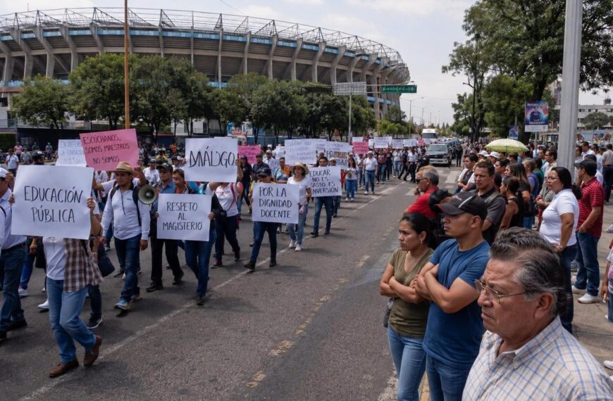 CNTE declara receso de huelga nacional tras 20 días de movilizaciones y anuncia reorganización de su lucha