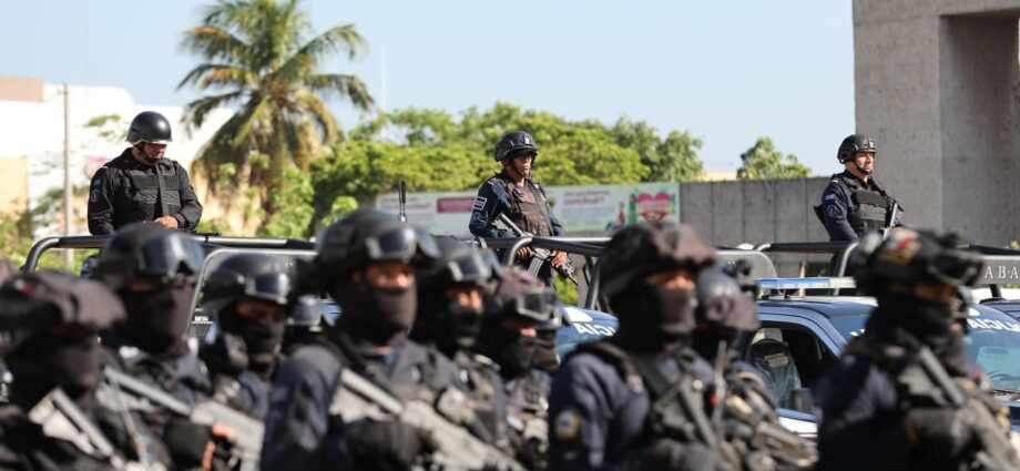 Gabinete de Seguridad de Tabasco reporta cinco detenidos, decomiso de droga y operativo en penal de Villahermosa