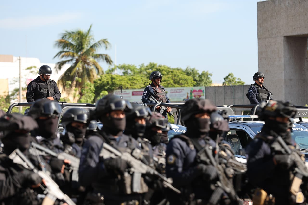 Gabinete de Seguridad de Tabasco reporta cinco detenidos, decomiso de droga y operativo en penal de Villahermosa