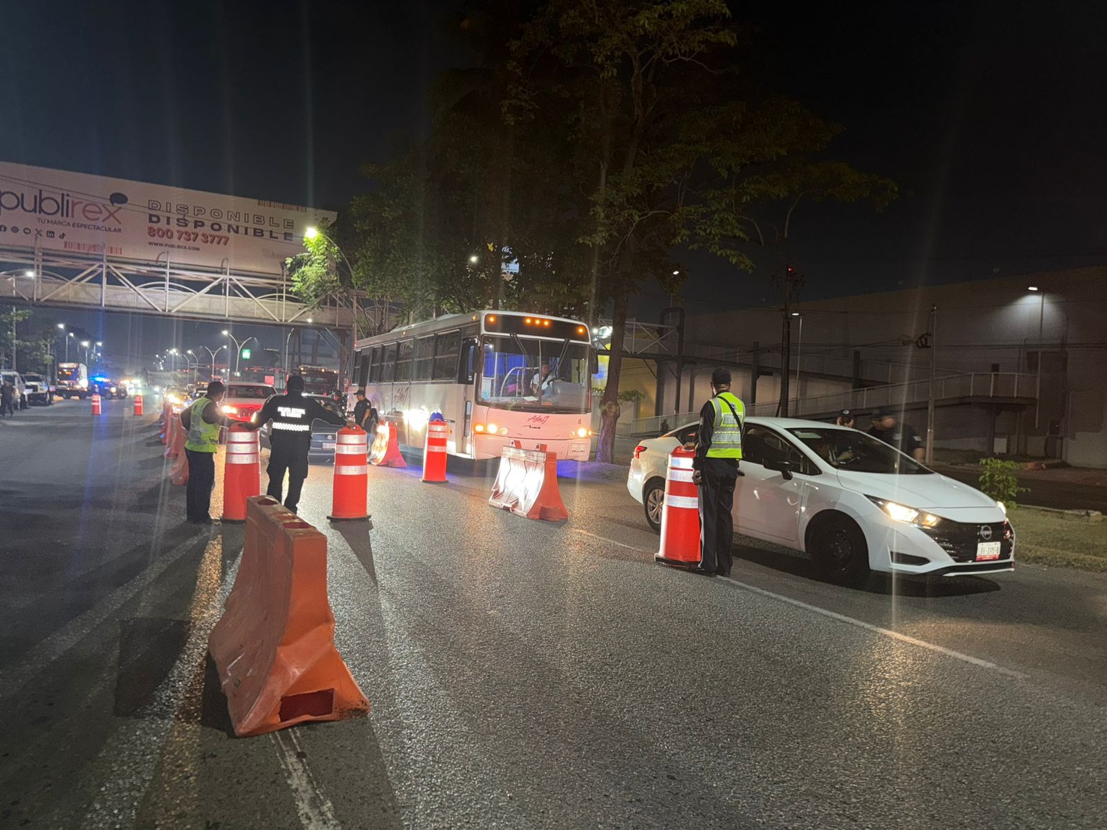 Refuerza SSPC operativo alcoholímetro en Villahermosa para prevenir accidentes viales