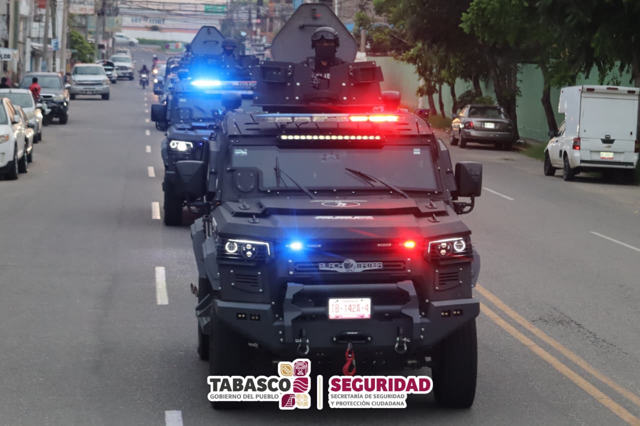 Refuerzan vigilancia en Centro con el Operativo “Tabasco Seguro”