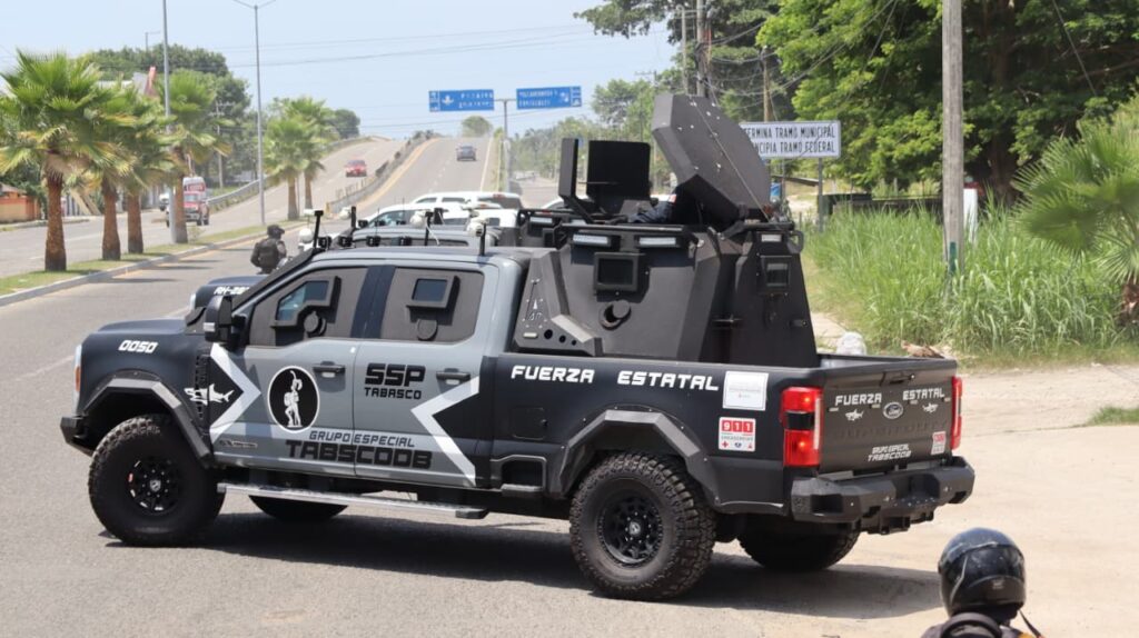 Refuerzan seguridad en Comalcalco con operativo conjunto de corporaciones policiacas