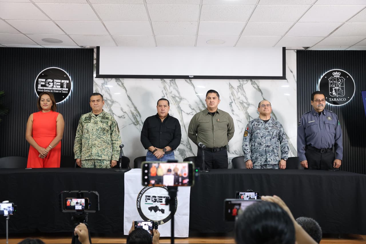 Golpe a la delincuencia en Tabasco: detienen a seis personas tras operativos coordinados