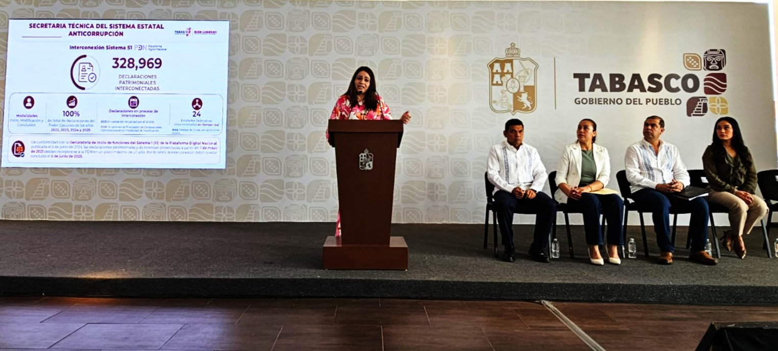 Logra Tabasco récord histórico al cumplir con  99.03% de declaraciones patrimoniales de  servidores públicos…
