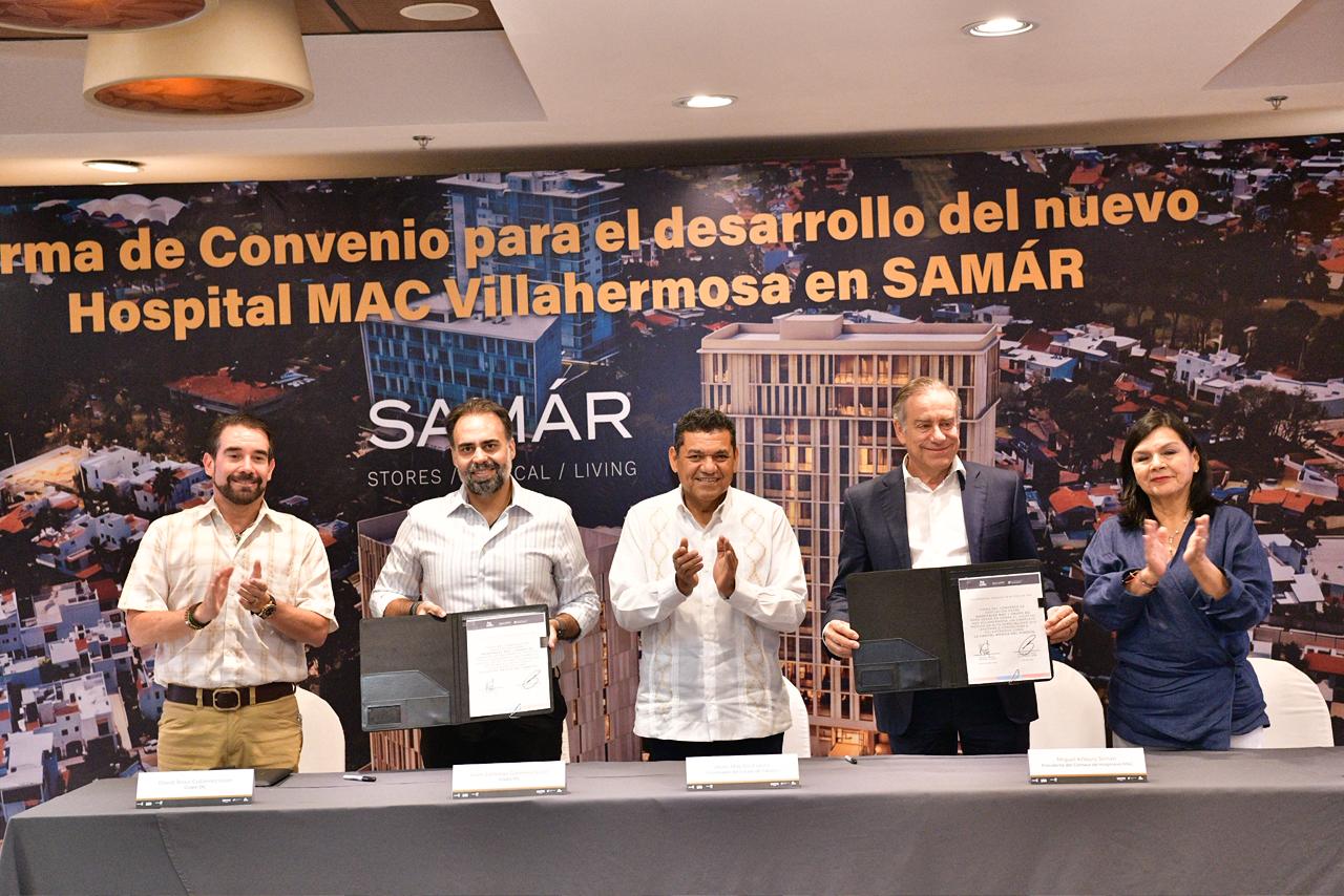 Confianza en gobierno maycista concreta inversión de mil 500 mdp del Grupo DG y Hospitalario MAC…