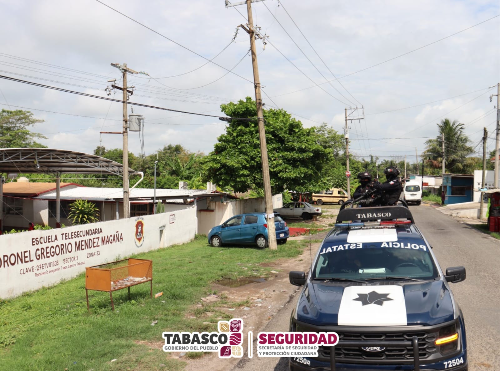 Refuerza SSPC patrullajes y acciones de proximidad social en comunidades del municipio de Centro