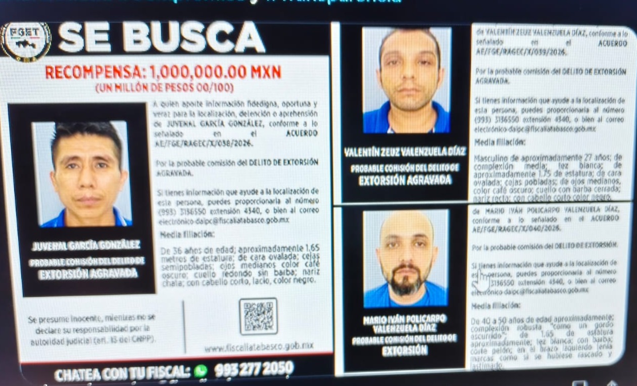 FGET y FIRT Olmeca reportan avances contra homicidio y extorsión; desarticulan seis bandas delictivas…