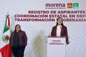Morena inicia registro de aspirantes a coordinaciones estatales de defensa de la transformación y la soberanía…