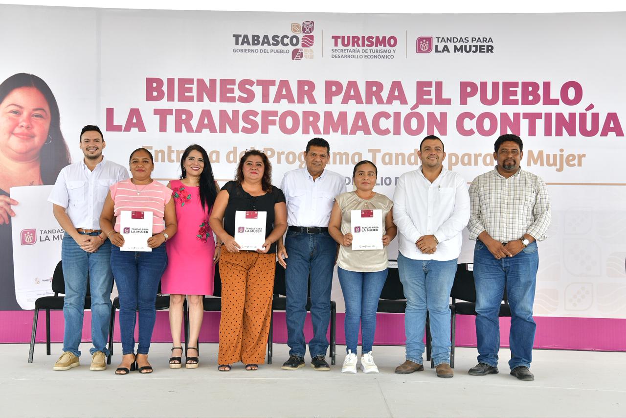 Emprendedoras de Jalapa reciben 600 Tandas para Mujer; van 150 mdp invertidos en dos años para 30 mil tabasqueñas…