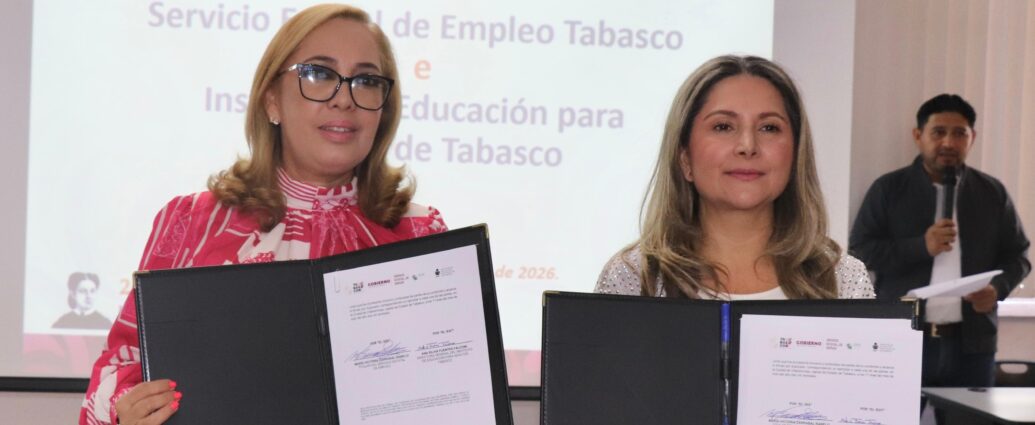 IEAT y Servicio Estatal de Empleo unen esfuerzos para ampliar oportunidades de educación y desarrollo en Tabasco