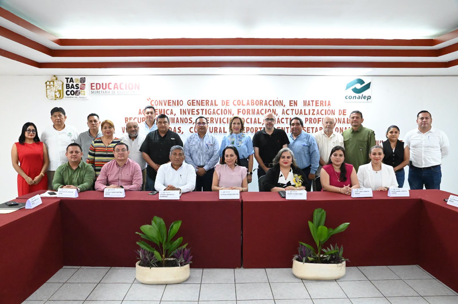SETAB y CONALEP Tabasco firman convenio para fortalecer la educación media superior