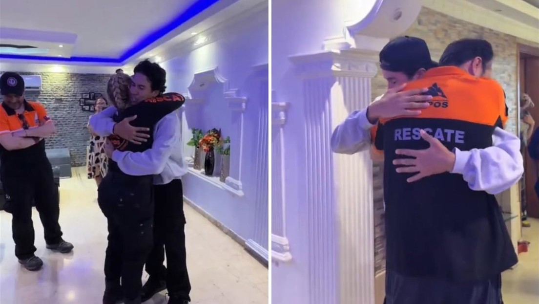 Emotivo reencuentro entre sobreviviente venezolano y rescatistas mexicanos conmueve en redes sociales