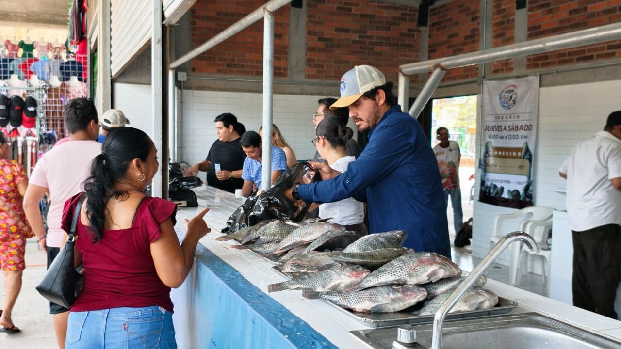 Abren en Cunduacán nuevo punto de venta de Pescando Vida para fortalecer la economía de productores y ofrecer alimentos a bajo costo