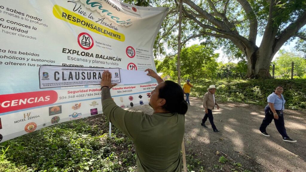 Suspenden temporalmente actividades en el Balneario Cascadas de Reforma tras ataque de fauna silvestre