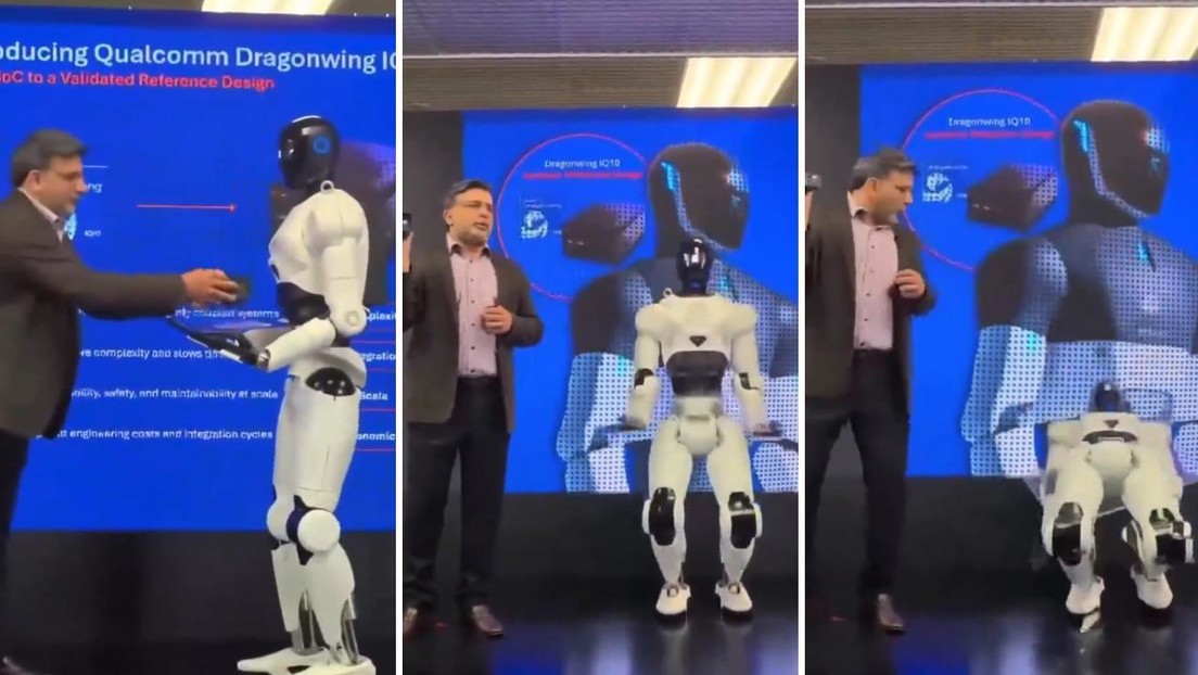 Robot humanoide falla durante demostración en vivo y el momento se vuelve viral