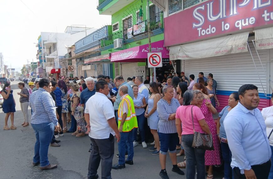 Activan protocolos de Protección Civil en Tabasco tras sismo de magnitud preliminar 6.8 en Chiapas