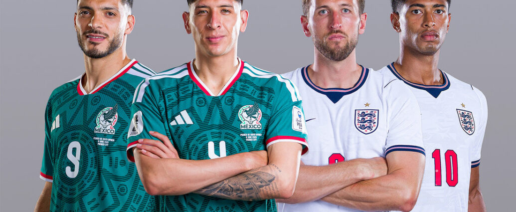 México e Inglaterra protagonizarán duelo de alto voltaje por el pase a cuartos de final del Mundial