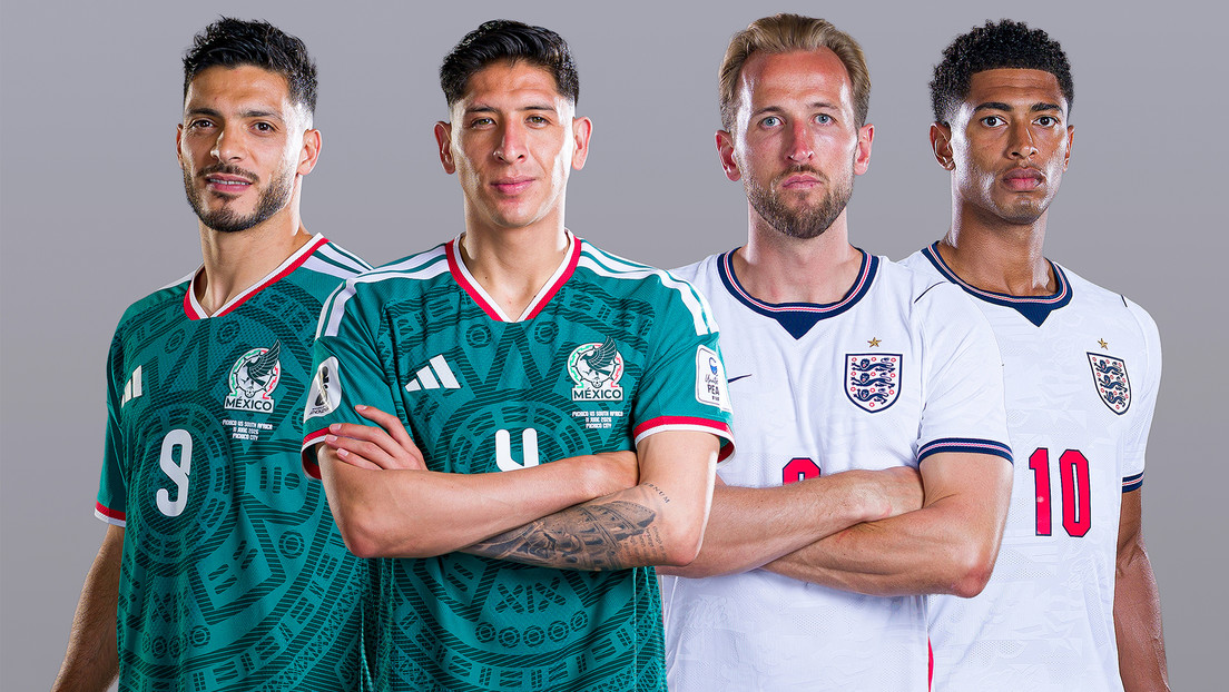 México e Inglaterra protagonizarán duelo de alto voltaje por el pase a cuartos de final del Mundial