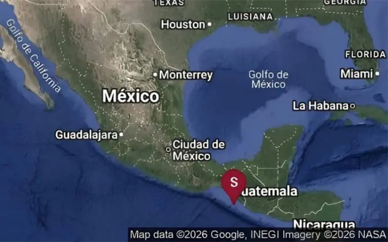 Sismo de magnitud 7.4 sacude Chiapas; se percibe en Tabasco y activan protocolos de revisión