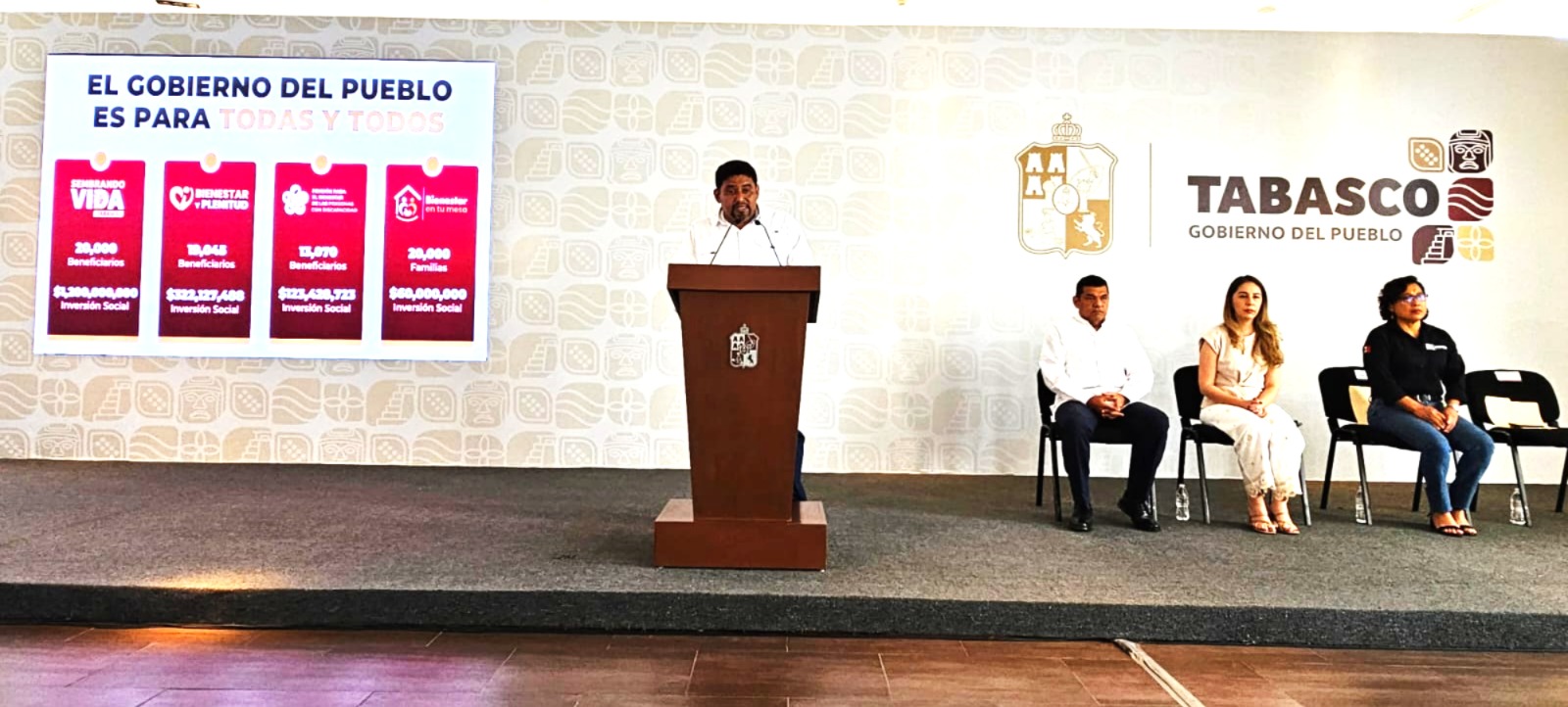 Más de 73 mil familias reciben apoyo con inversión histórica de 1,705 millones de pesos en programas sociales de Tabasco…