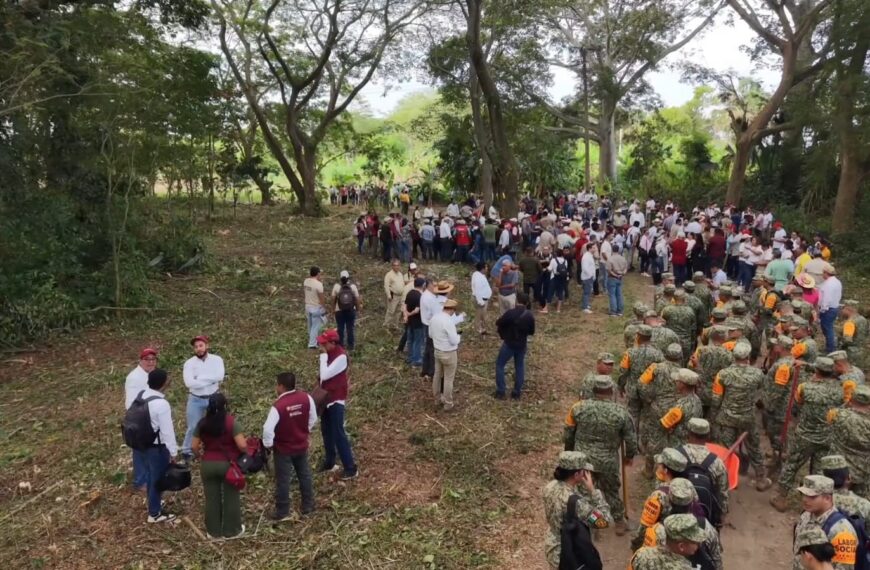 Çrónica: Plantan más de tres mil árboles maderables en el Área Natural Protegida Laguna del Camarón…