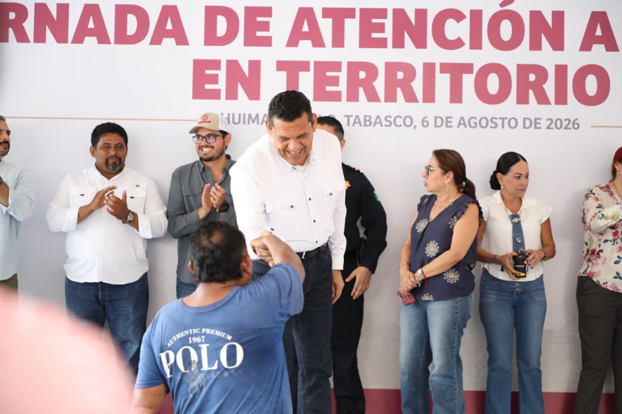 Gobernador destaca avances de la 4T en Huimanguillo y acerca servicios gubernamentales a la población…