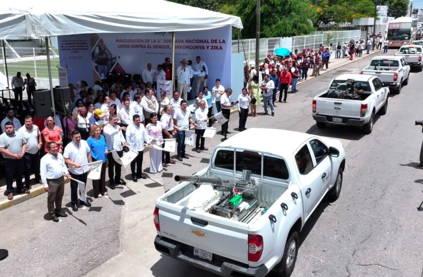 Inicia Jornada Nacional de Lucha contra el Dengue; Javier May llama a participar en las acciones de prevención…