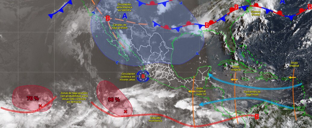 Tabasco enfrentará lluvias muy fuertes y temperaturas de hasta 40 grados