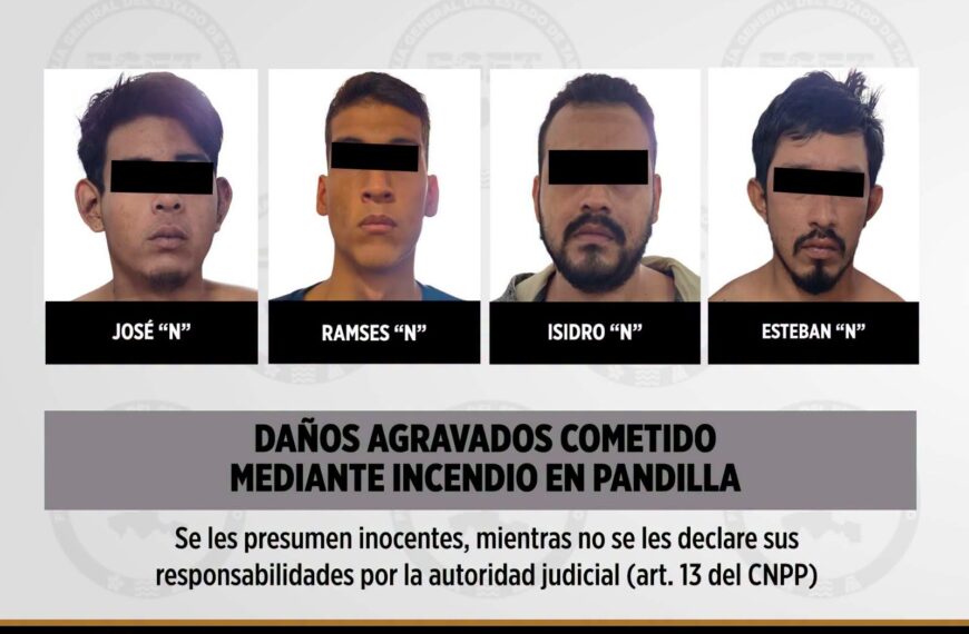 FGET reporta una sentencia y seis vinculaciones a proceso en Tabasco