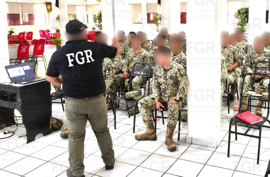 FGR fortalece capacitación de elementos de Defensa en detenciones en flagrancia