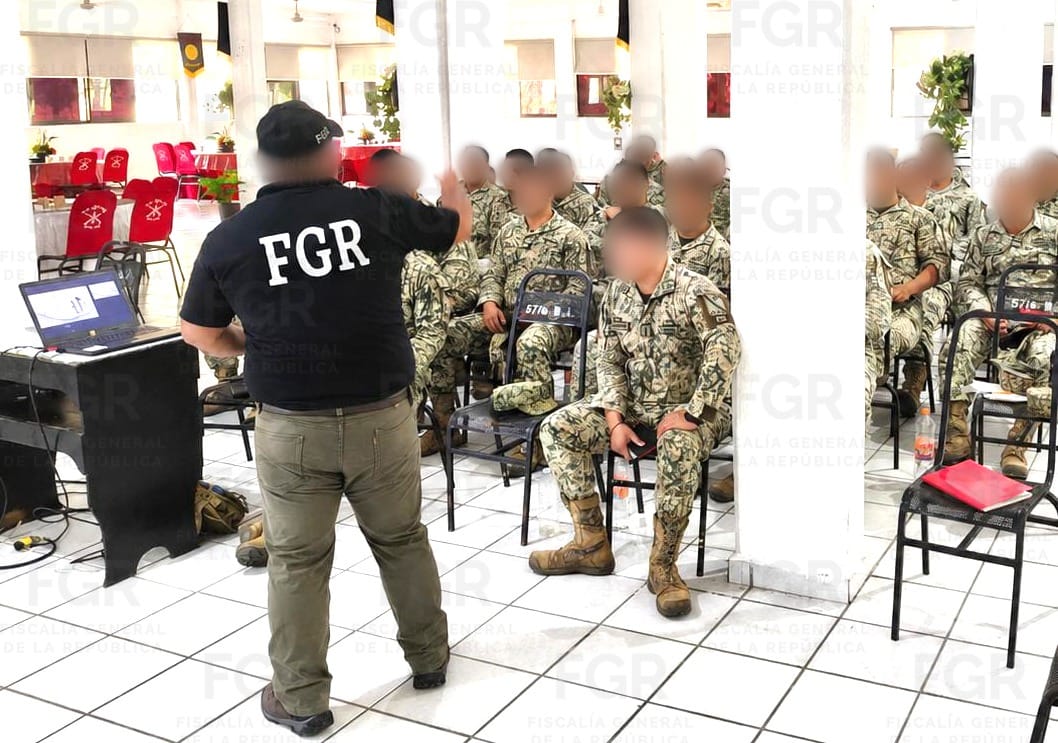 FGR fortalece capacitación de elementos de Defensa en detenciones en flagrancia