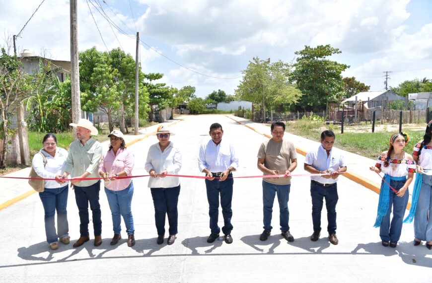 Invierten 22 mdp en obras de infraestructura para mejorar movilidad y servicios en Balancán