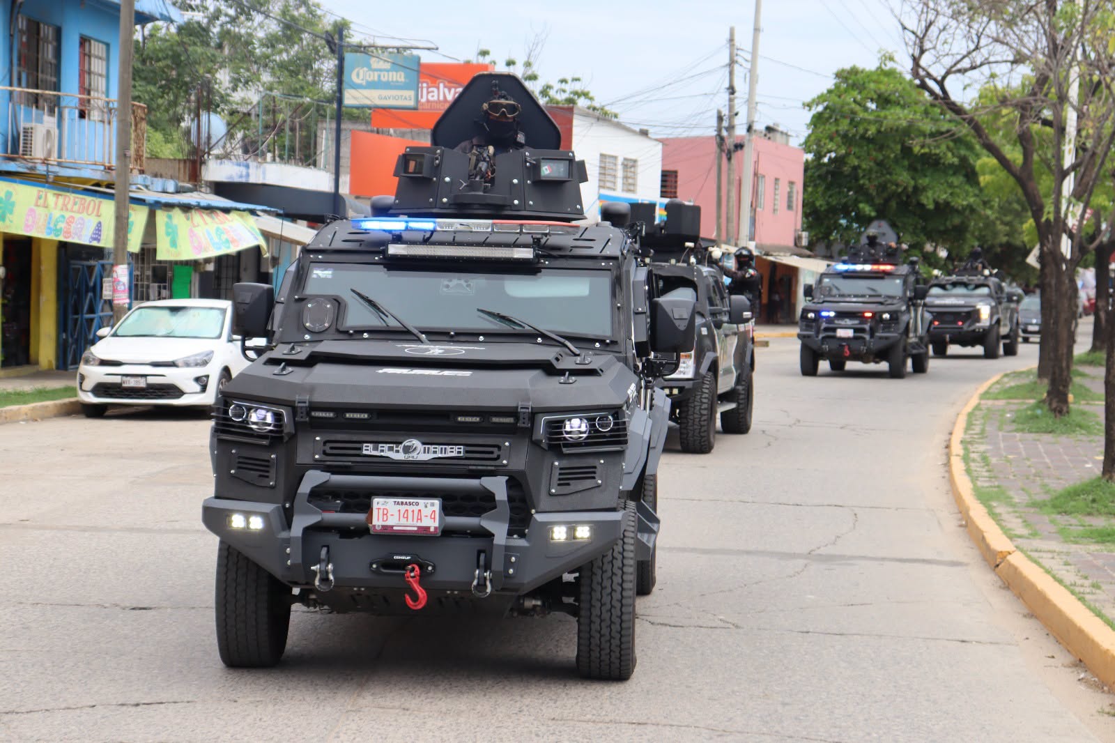 Refuerzan seguridad en Tabasco; detienen a ocho personas y aseguran armas y drogas
