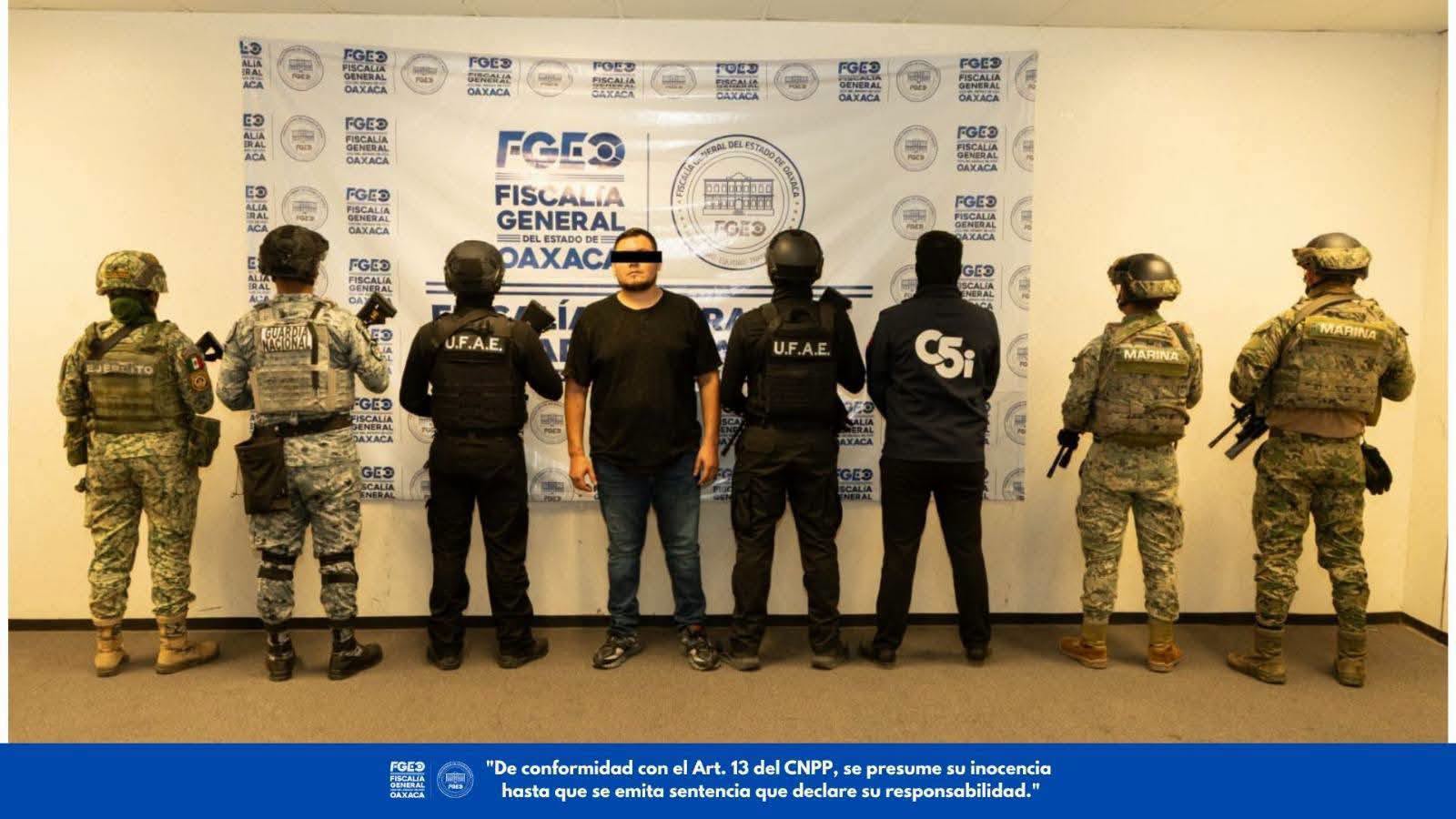 Detienen en Oaxaca a presunto segundo al mando de Los Mezcales