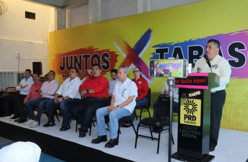 PRD, PRI y organizaciones civiles presentan alianza política “Juntos por Tabasco”