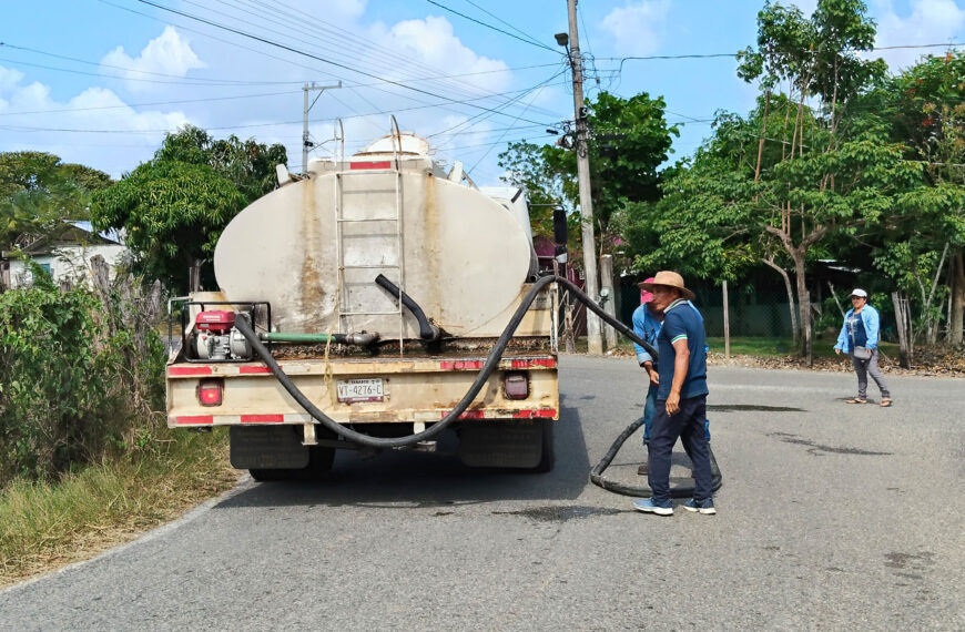 Habitantes de Tamulté de las Sabanas llevan más de una semana sin agua potable