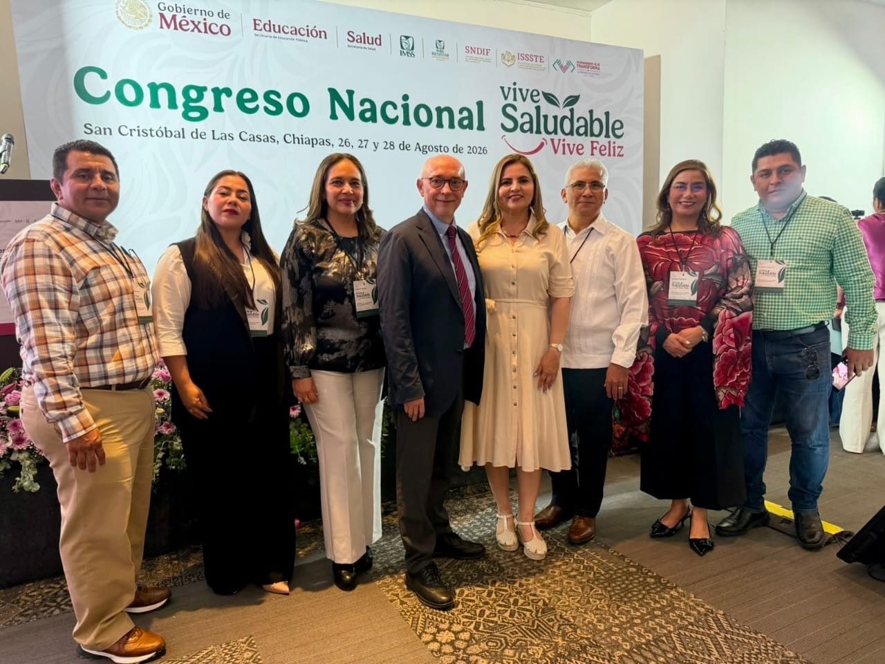 Tabasco participa en Congreso Nacional de “Vive Saludable, Vive Feliz”