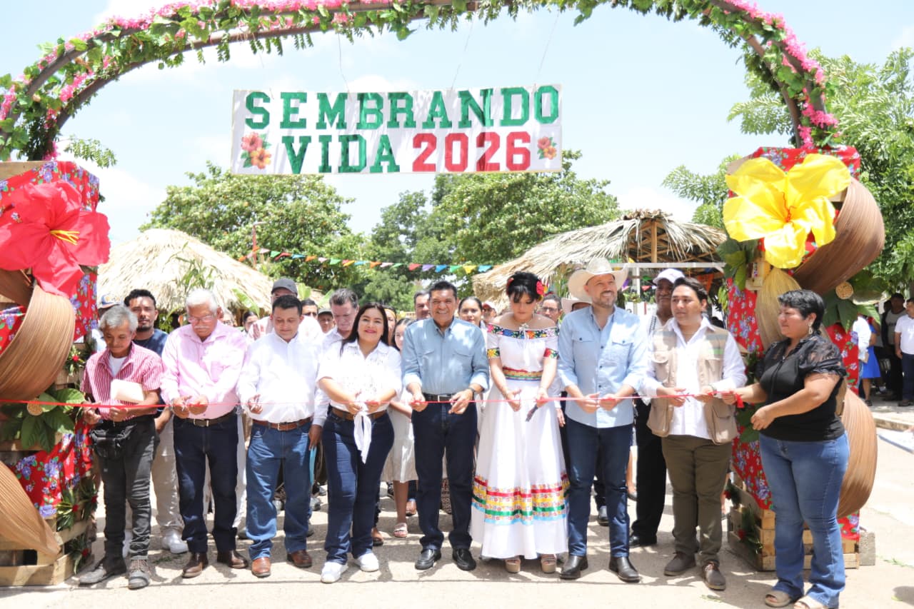 Sembrando Vida fortalece el campo y reactiva la economía de comunidades en Tenosique