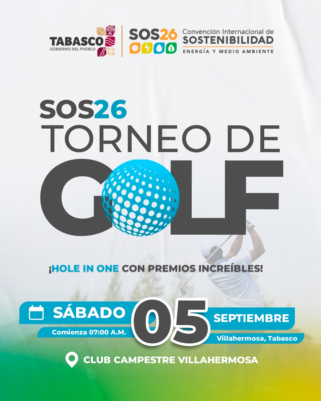 Convención SOS26 reunirá a especialistas y ejecutivos en Torneo de Golf