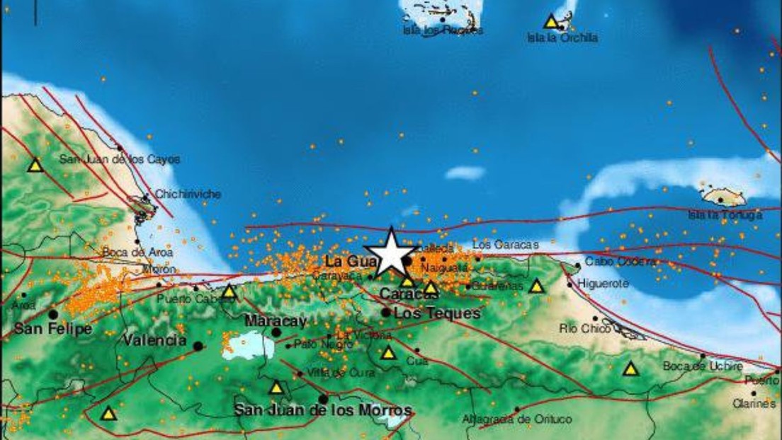 Sismo de magnitud 4.0 sacude Venezuela y es percibido en Caracas