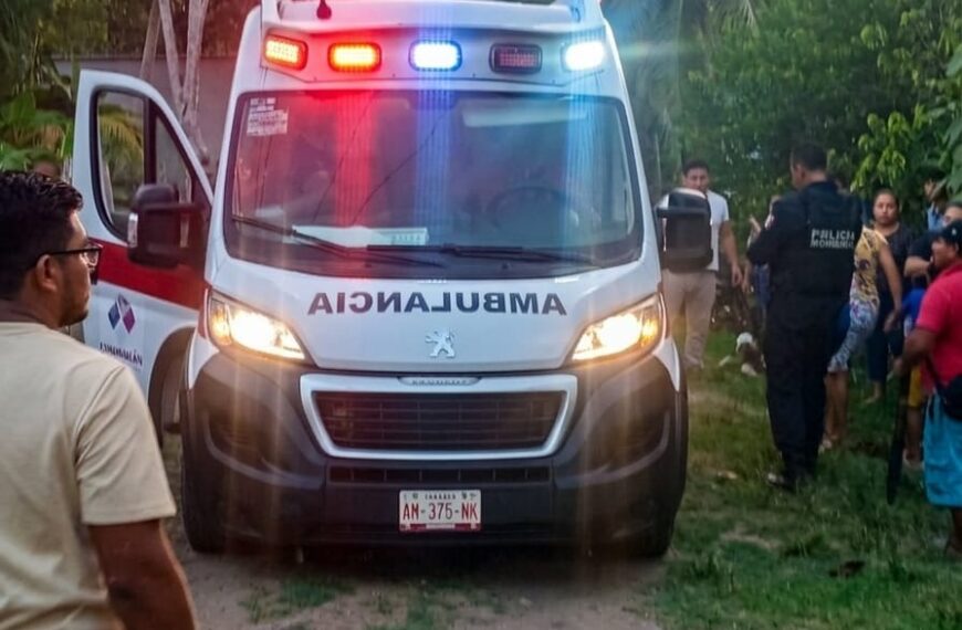 Rescatan a mujer de 32 años tras presunta agresión de su pareja en Cunduacán