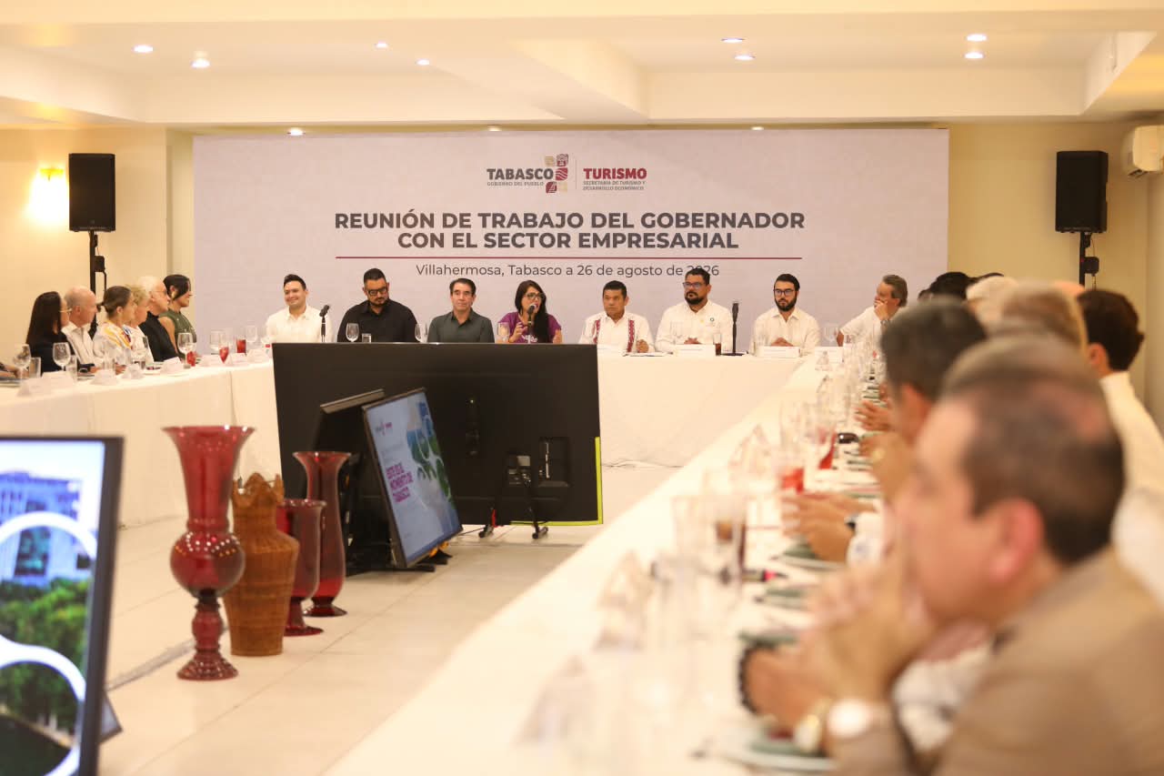 Gobernador Javier May se reúne con líderes empresariales y convoca a invertir en Tabasco…